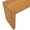 vidaXL bancă Ulei Natural 110 x 30 x 45 cm Lemn solid de tec