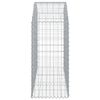 vidaXL Coș gabion arcuit, 150x50x100/120 cm, fier galvanizat