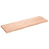 vidaXL Blat de masă maro 160x50x(2-4) cm, lemn masiv stejar tratat