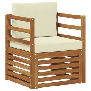 vidaXL Set de canapele de exterior Lemn de acacia solid și poliester