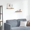 vidaXL Raft de perete cu raft 2 pcs Maro 40 x 9 x 3 cm Lemn compozit