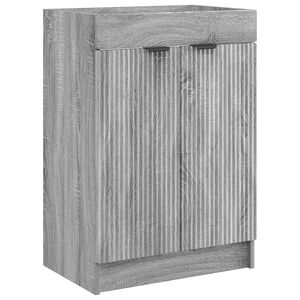 vidaXL Dulap de baie sub chiuvetă Sonoma gri 56 x 37,5 x 81 cm