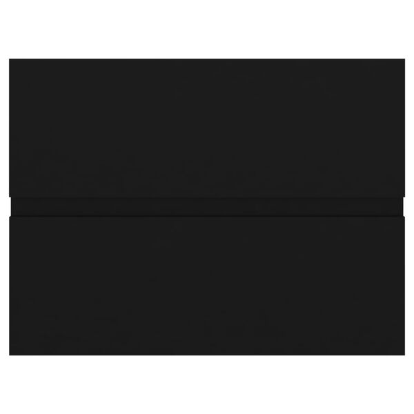 vidaXL Mască de chiuvetă, negru, 60 x 38,5 x 45 cm, PAL