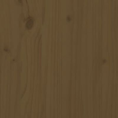 vidaXL Măsuță de grădină, maro miere, 82,5x82,5x76 cm, lemn masiv pin