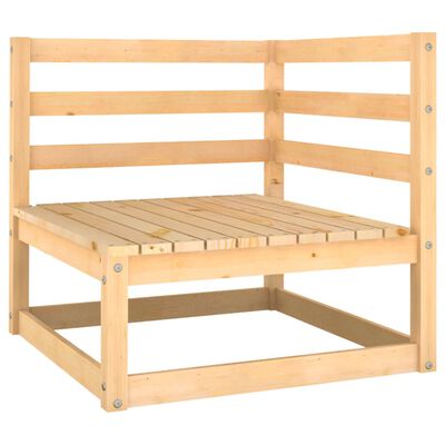 vidaXL Set mobilier de relaxare pentru grădină 8 piese lemn masiv pin