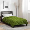 vidaXL Duvet de iarnă Verde 220 x 155 cm Microfibră