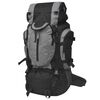 vidaXL Rucsac pentru drumeții XXL, 75 L, negru și gri