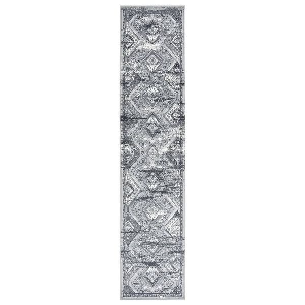 vidaXL Covor traversă, gri oriental, 100x450 cm, BCF