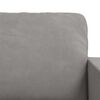 vidaXL Canapea 2 pcs Gri deschis 228 x 78 x 80 cm Catifea
