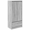 vidaXL Dulap cu sertar Gri Sonoma 55,5x34x119,5 cm Lemn prelucrat