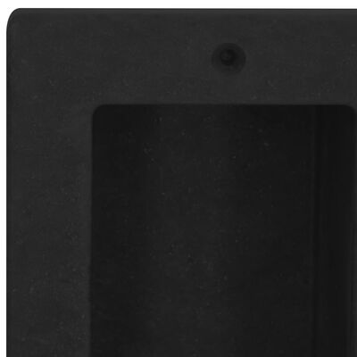 vidaXL Nișă de duș, 2 compartimente, negru mat, 41x51x10 cm
