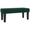 vidaXL Pat box spring cu saltea, verde &icirc;nchis, 90x190 cm, catifea