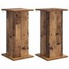 vidaXL Suport pentru plante 2 buc. Lemn vechi 30,5 x 30 x 60,5 cm