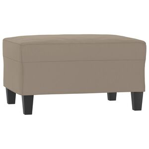 vidaXL Taburet, gri taupe, 70x55x41 cm, microfibră