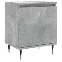 vidaXL Noptieră, gri beton, 40x30x50 cm, lemn compozit