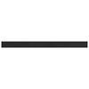 vidaXL Prag de fereastră Negru cu fibră de lemn 120 x 15 x 4,5 cm PVC