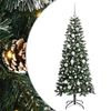 vidaXL Brad de Crăciun artificial Verde 150 cm PVC, plastic și oțel