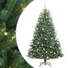 vidaXL Brad de Crăciun artificial cu ramuri articulare Verde 210 cm