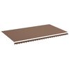 vidaXL P&acirc;nză de rezervă copertină, maro, 6x3,5 m, poliester