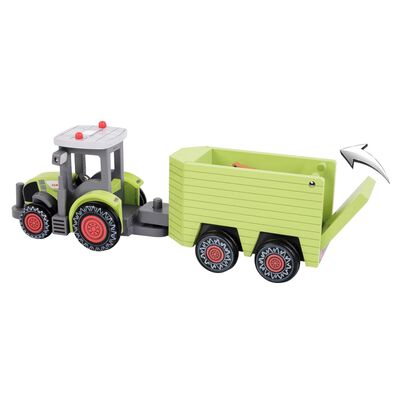 CLAAS Tractor de jucărie cu remorcă Axion 870+ Animal, 36 cm