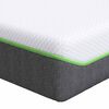 vidaXL Saltea Mediu moale 120 x 200 cm Alb și gri