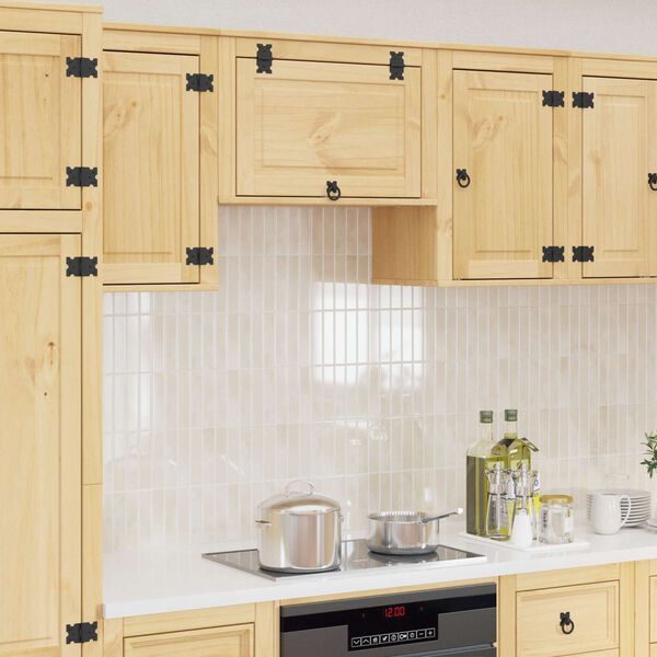 vidaXL Dulap cu ușă SKI Maro Miere 60 x 32 x 40 cm Lemn de pin masiv