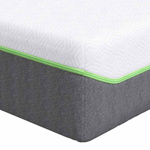 vidaXL Saltea Alb și gri 80 x 200 cm Material Jacquard