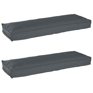 vidaXL Set de perne pentru palet 2 pcs Antracit 120 x 40 x 8 cm