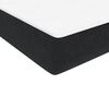 vidaXL Pat box spring cu saltea, negru, 90x220 cm, catifea
