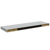 vidaXL Rafturi de perete suspendate,4 buc,gri beton,80x23,5x3,8 cm,MDF