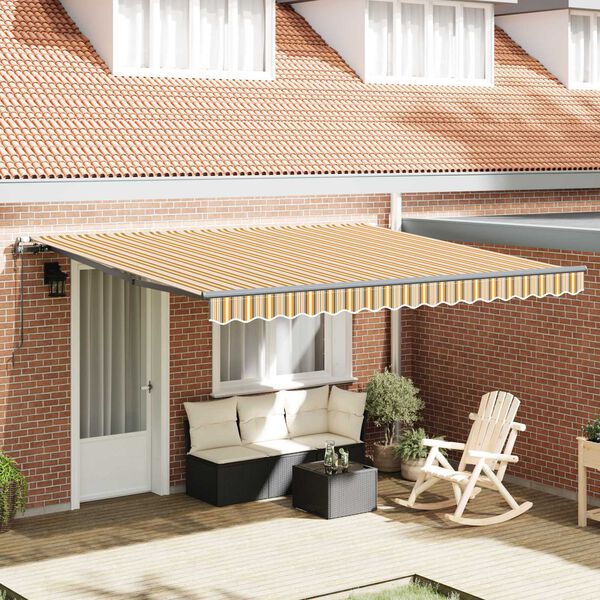 vidaXL Cortina Retractabilă Multicolour 400 &times; 300 cm