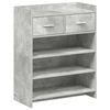 vidaXL Dulap pentru pantofi Gri Beton 73,5 x 36 x 92 cm Lemn prelucrat