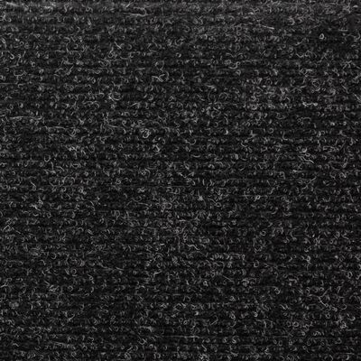 vidaXL Covorașe scări, 10 buc., negru, 65x21x4 cm, cusătură punch