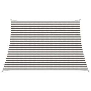 vidaXL P&acirc;nză de umbră Gri deschis și alb. 4 / 5 x 3 m HDPE