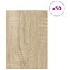 vidaXL Panouri de decor 50 pcs Stejar Sonoma 30 x 42 x 0.27 cm