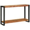 vidaXL Masă de consolă Maro 120 x 33 x 75 cm Lemn Solid de Acacia