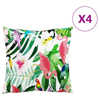 vidaXL Perne decorative, 4 buc., multicolor, 40x40 cm, textil