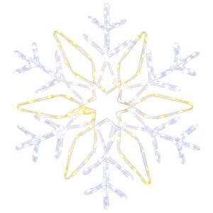 vidaXL Instalație de Crăciun tip fulg de nea LOVIISA 140 LED-uri