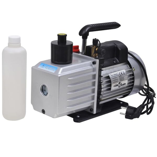 vidaXL Cameră de vid cu pompă &icirc;n 2 trepte, 5,5 L