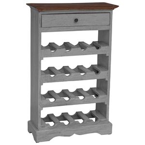 vidaXL Suport sticle de vin, 55x23x85 cm, lemn masiv de mahon