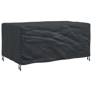 vidaXL Husă pentru mobilă Simplu Negru 172 x 113 x 73 cm 600D