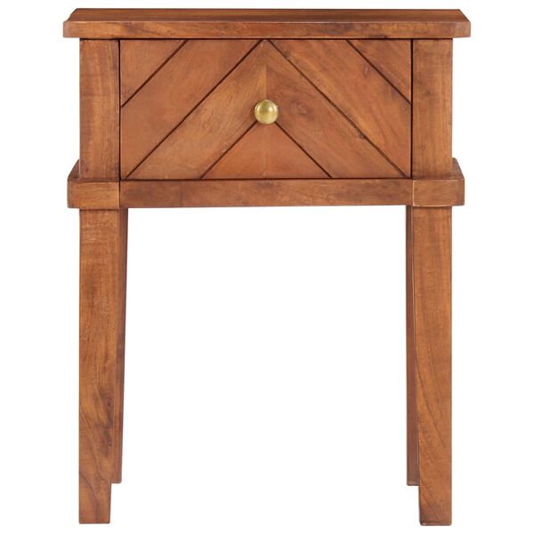 vidaXL Noptieră, 40 x 40 x 50 cm, lemn masiv de acacia