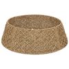 vidaXL Guler pentru Pomul de Crăciun Rotund natural Diam. 45 x 22 cm