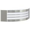 vidaXL Lumină de perete pentru exterior Argintiu 32 x 10 x 10 cm