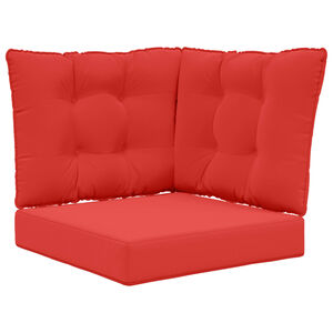 vidaXL Perna pentru canapea de exterior Poliester Roșu 50,5 x 50,5 cm