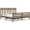 vidaXL Cadru de pat Super King, maro miere, 180x200 cm, lemn masiv