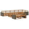 vidaXL Set de canapele de exterior 9 buc.