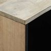 vidaXL Bufetă Alb 80 x 33 x 75 cm Lemn masiv de mango
