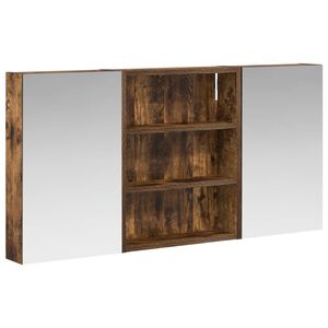 vidaXL Set dulap baie 3 buc. 100 x 10,5 x 50 cm Lemn prelucrat