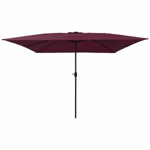 vidaXL Parasol de Grădină Roșu Bordeaux 295 x 295 x 245 cm